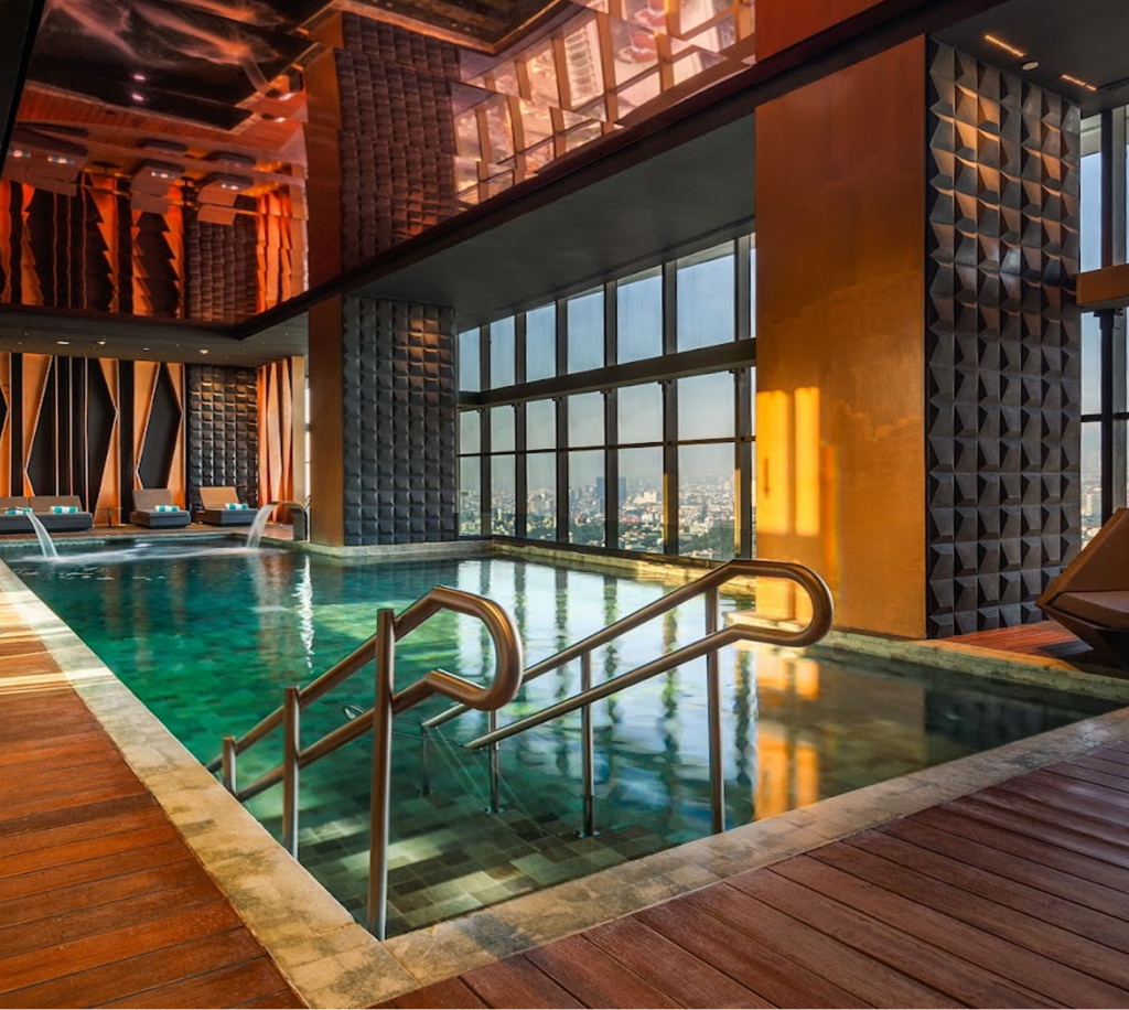 Sofitel Mexico City Reforma offers one of the most exclusive Mexico City day passes with panoramic Reforma views