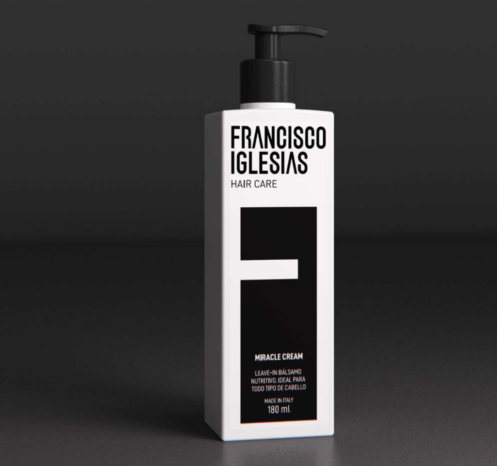 Miracle Cream, from the Francisco Iglesias Haircare line, developed with hair biotechnology.