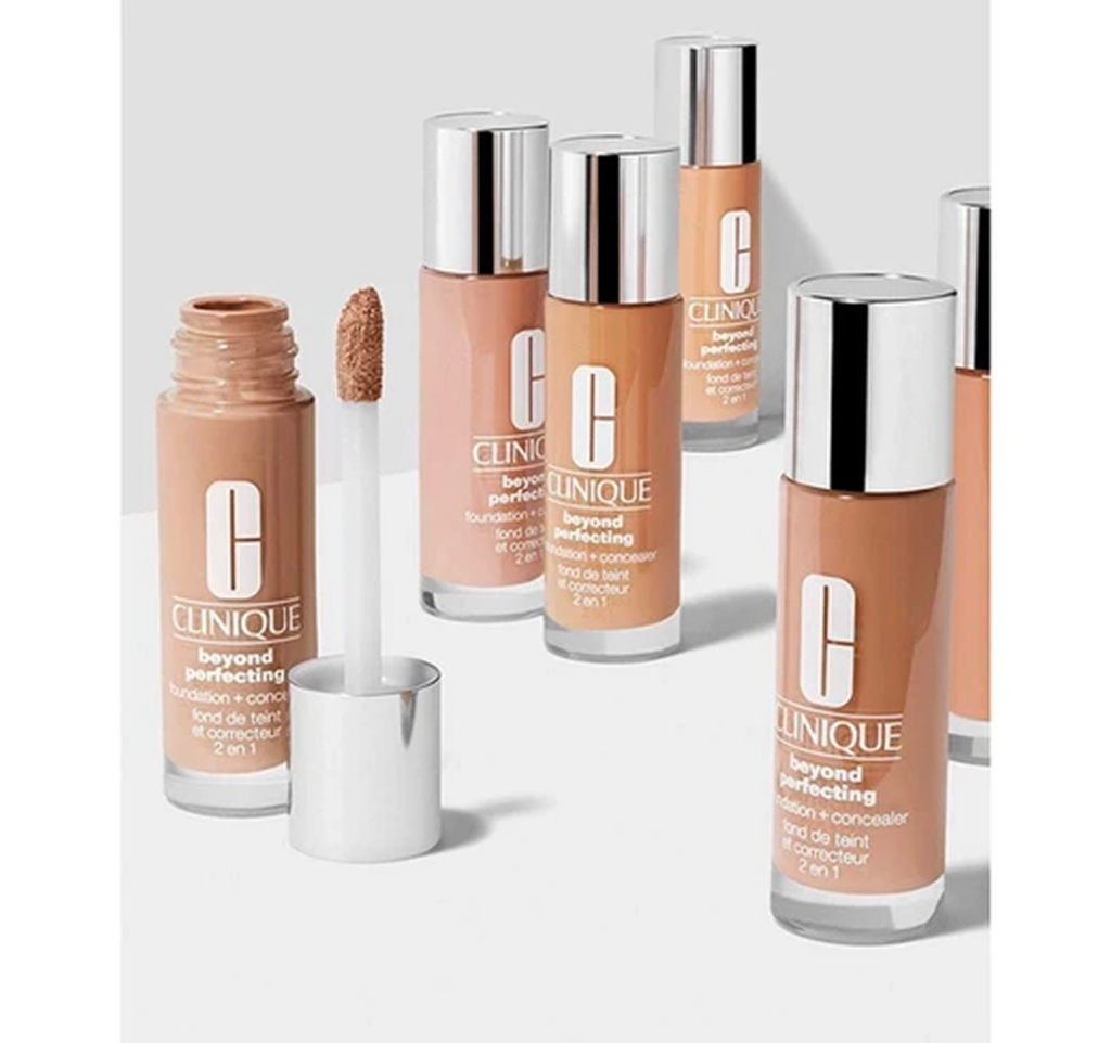 Clinique skincare products showcasing fragrance-free approach
