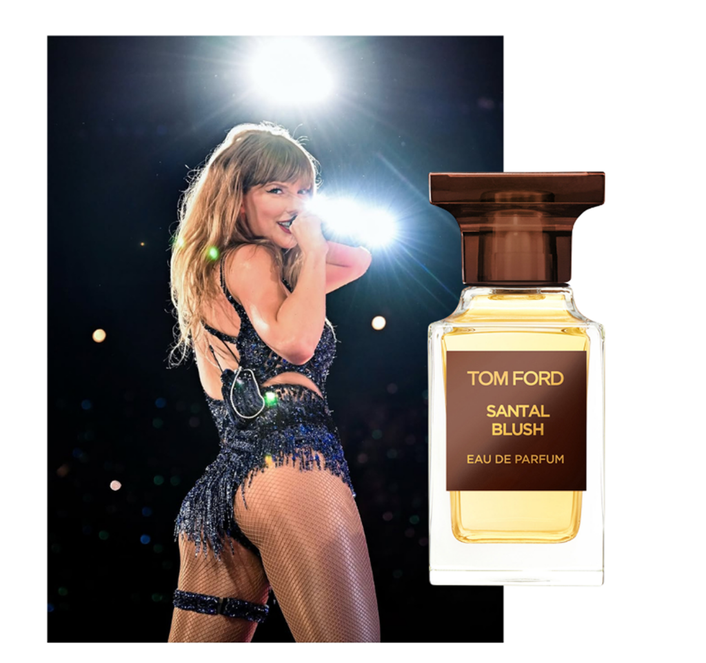 Celebrity perfumes: Taylor Swift linked to Tom Ford Santal Blush