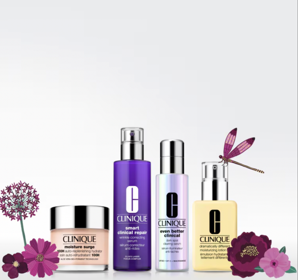 Clinique skincare routine focused on simplicity and precision