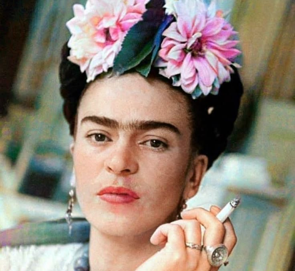 Frida Kahlo beauty as an expression of female self-expression and cultural symbolism
